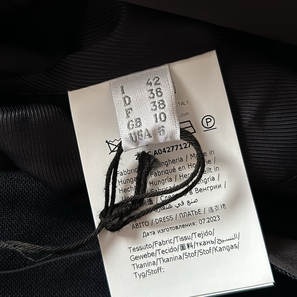 PHILOSOPHY Di LORENZO SERAFINI |
 Dark blue Women's Short Dress - Picture 7 of 7